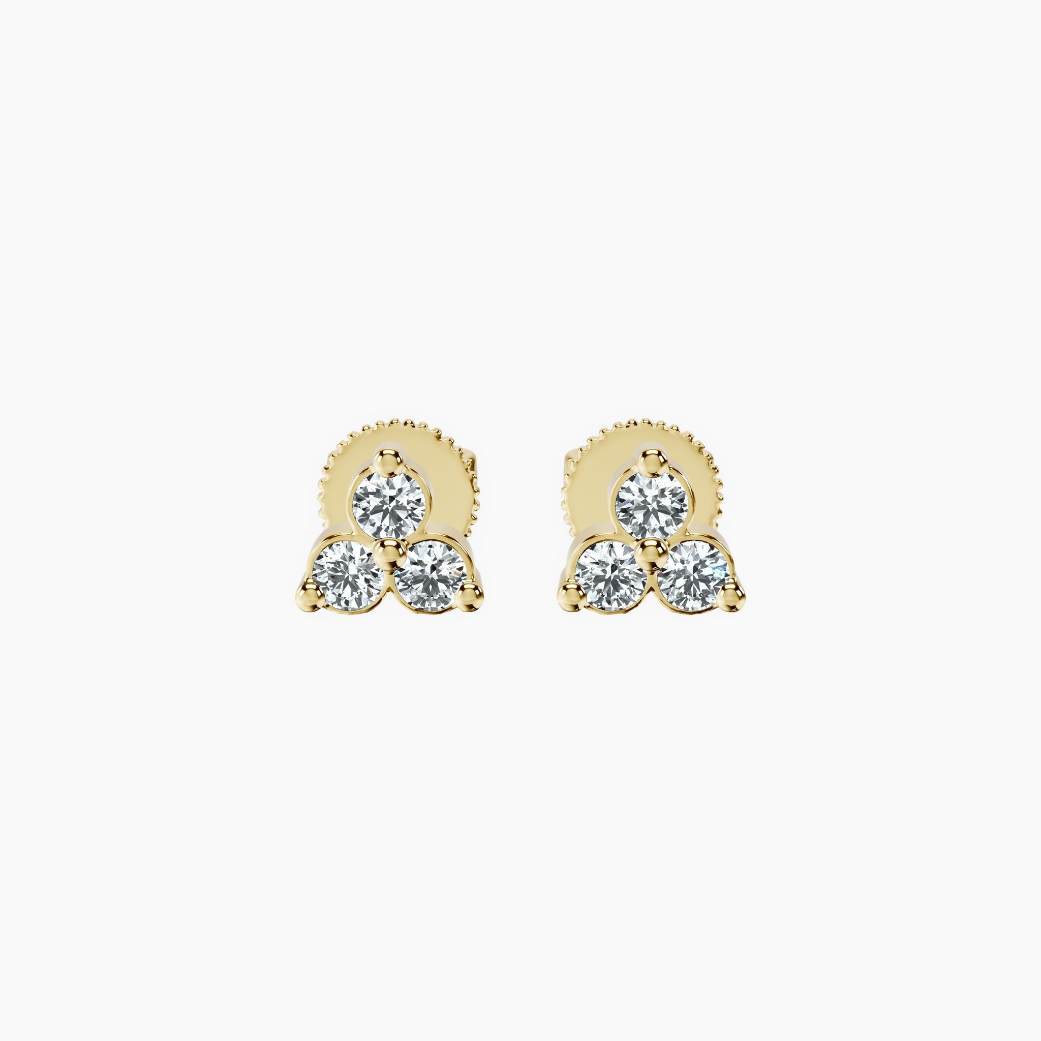 Tridot Studs — view 1
