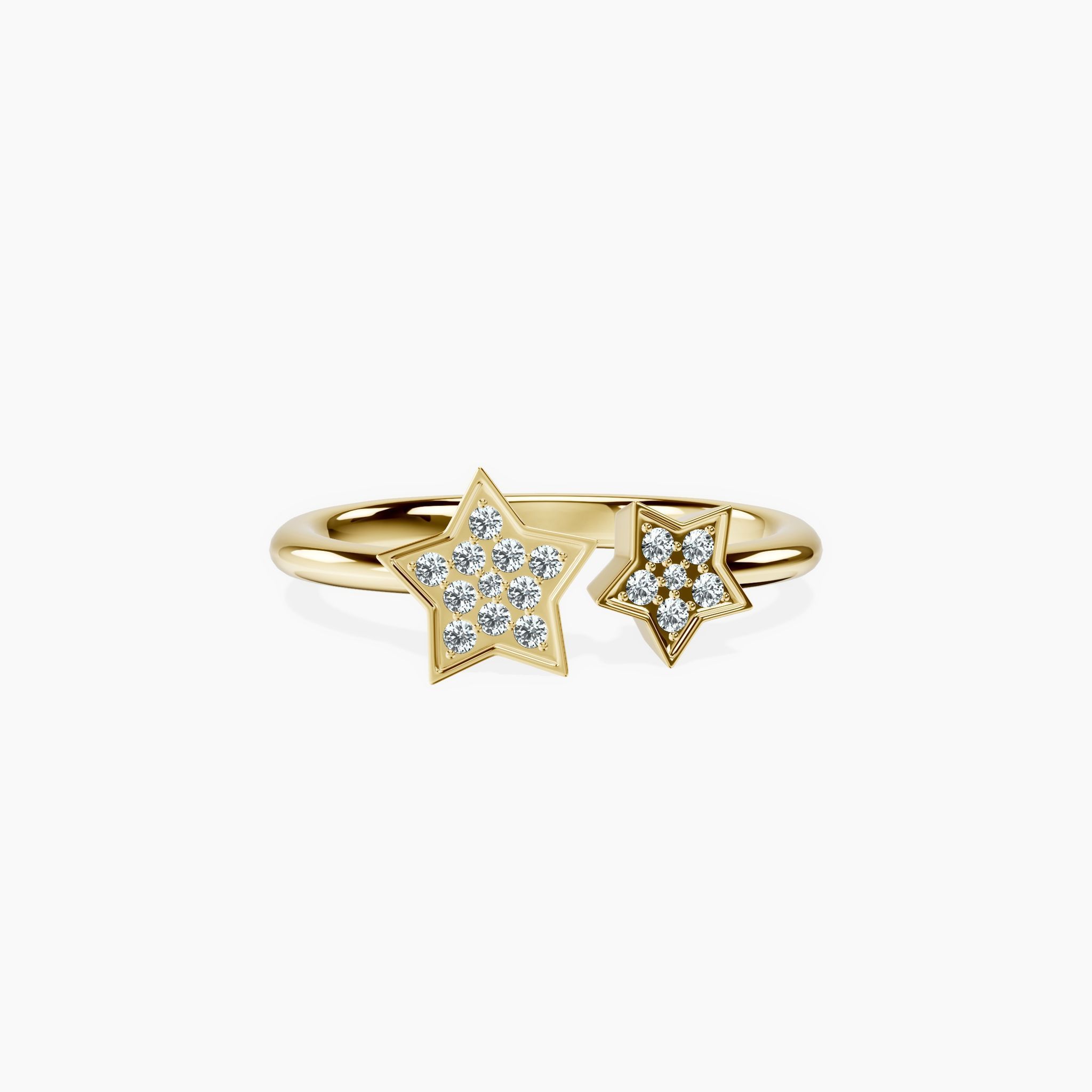 Twin Stars Ring — view 1