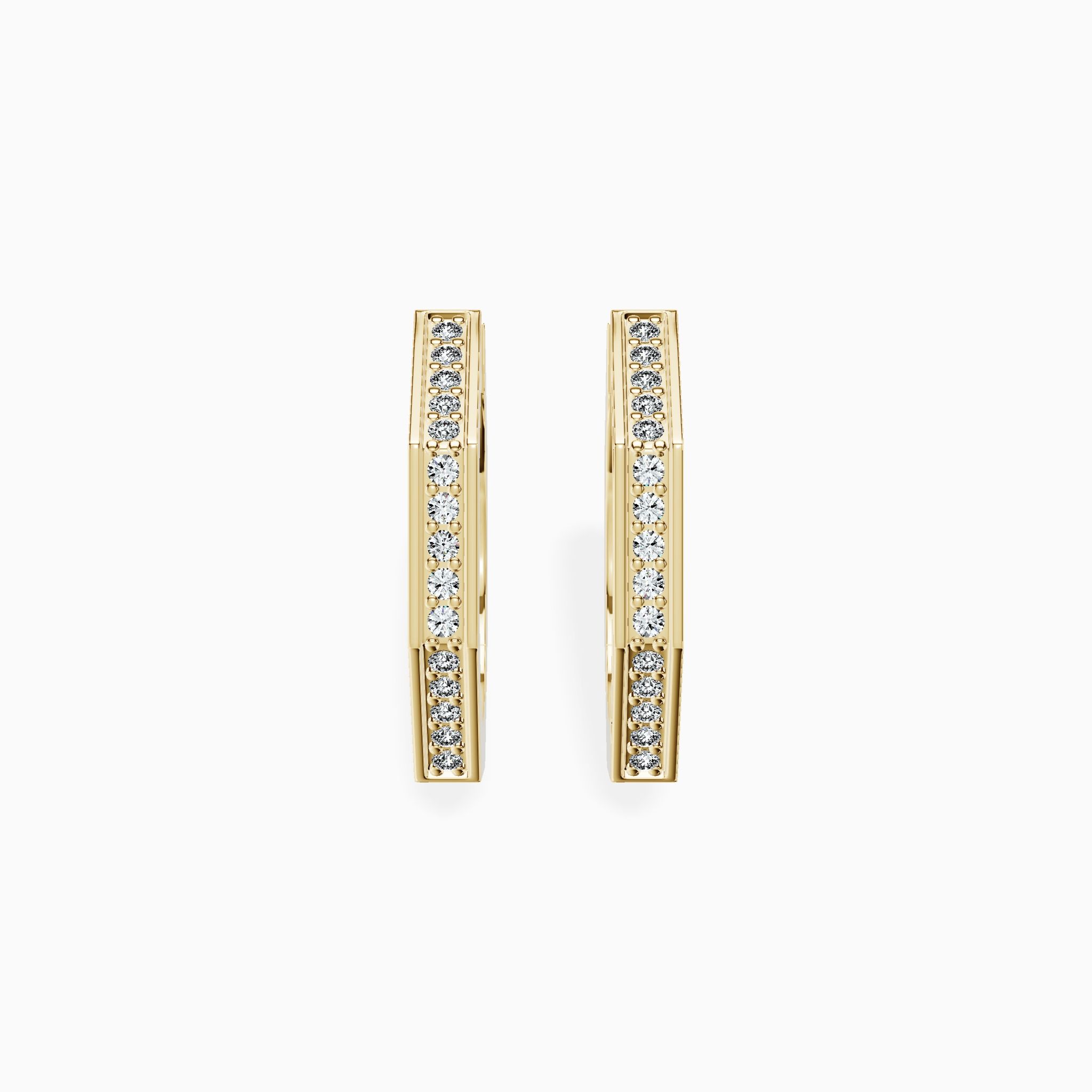 Hexa Diamond Hoops — view 1