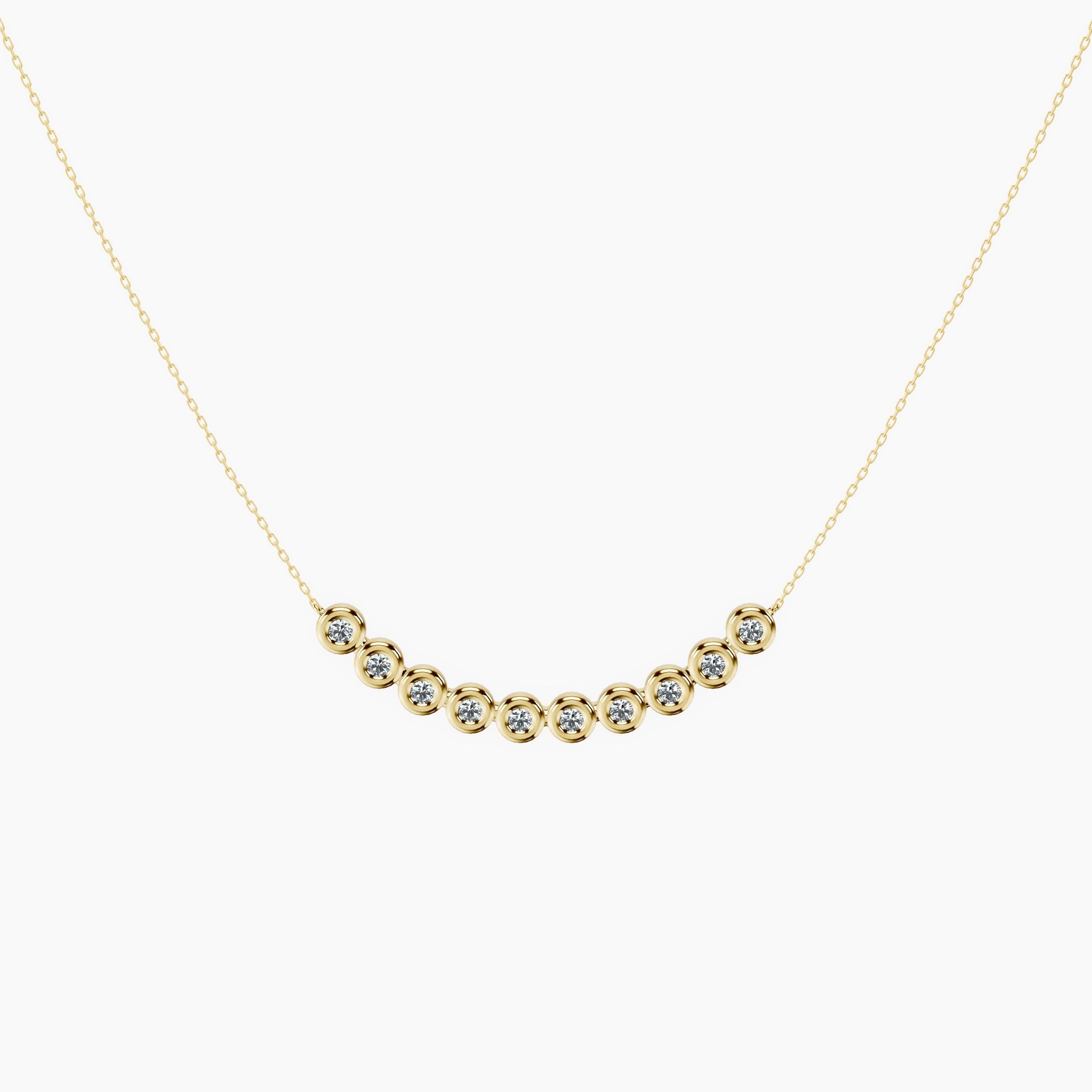 Bubble Curve Necklace