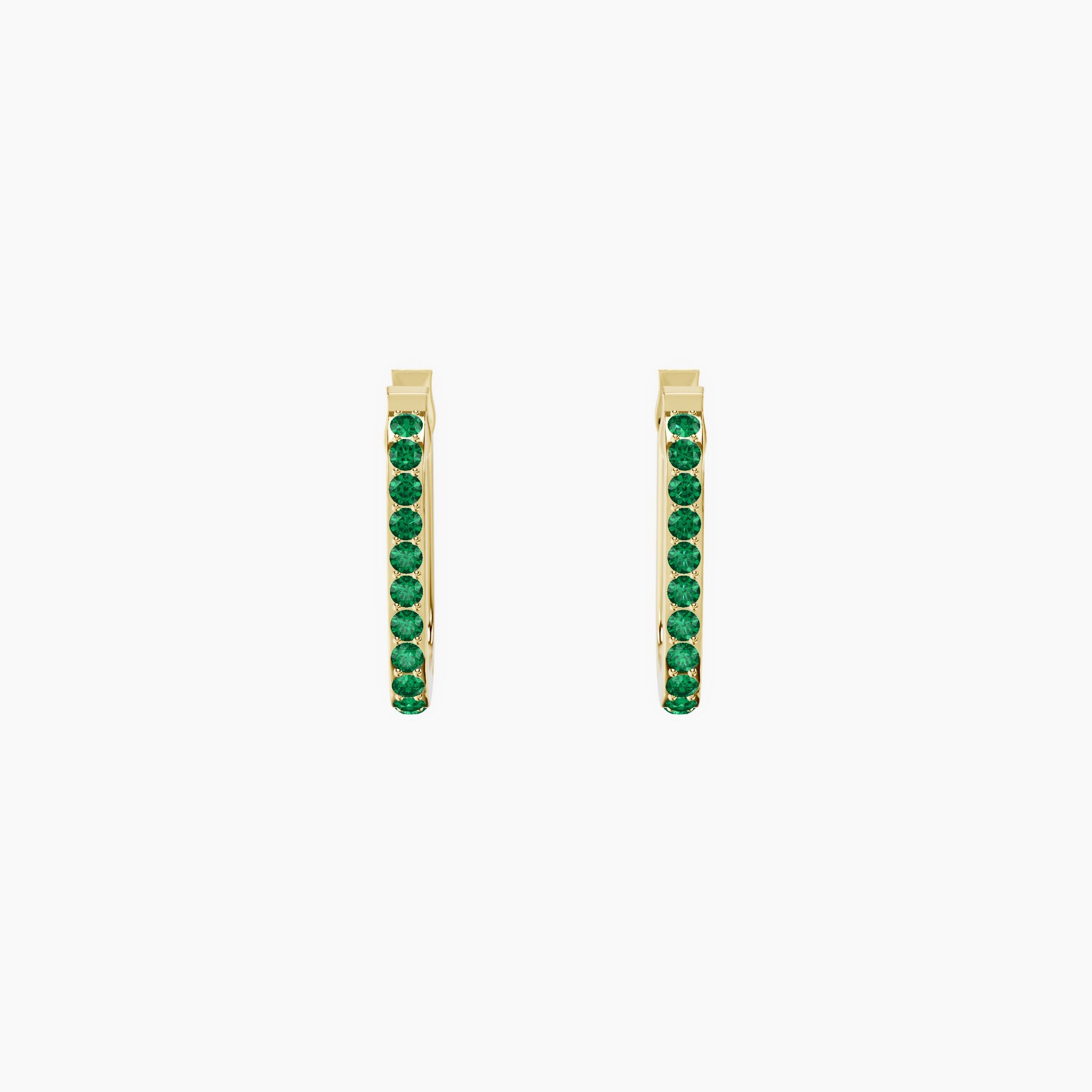Petite Paperclip Hoops — view 1
