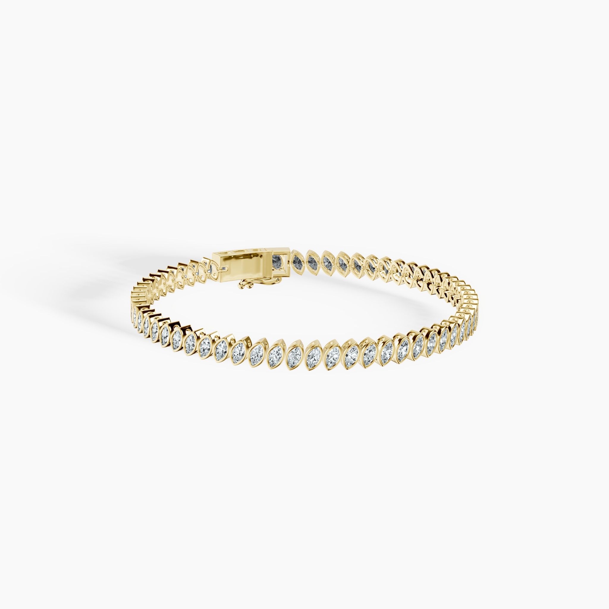 Bubble Marquise Tennis Bracelet — view 1