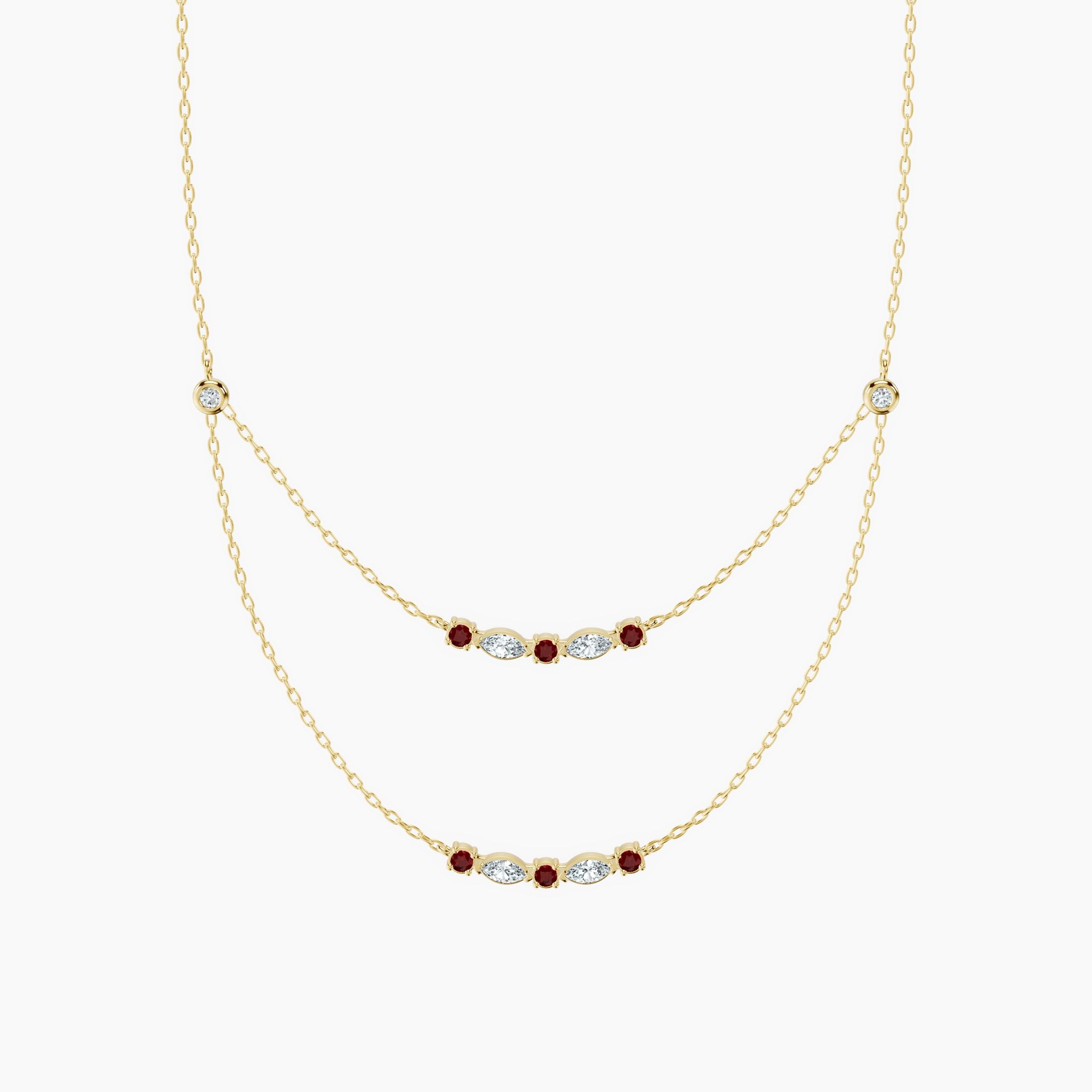Ruby Twinlight Necklace — view 1