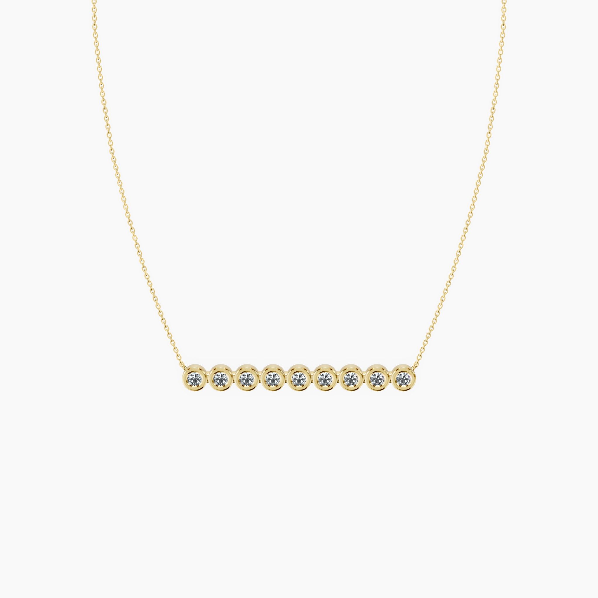Bubble Linear Necklace — view 1