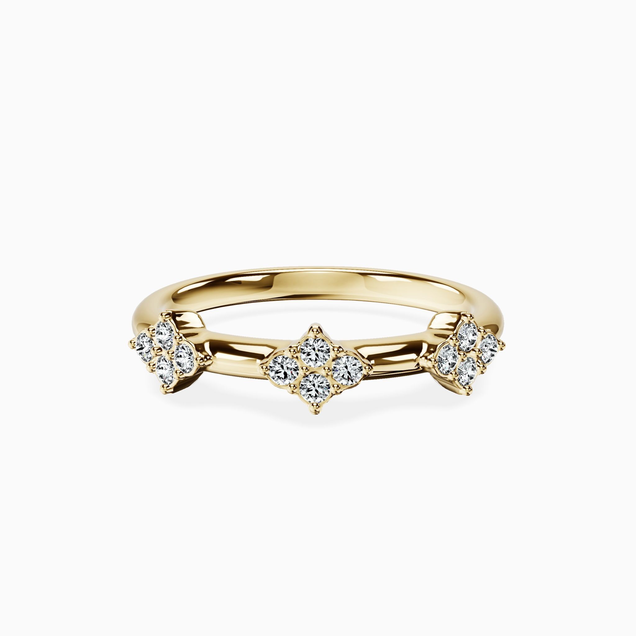 3 Clover Ring