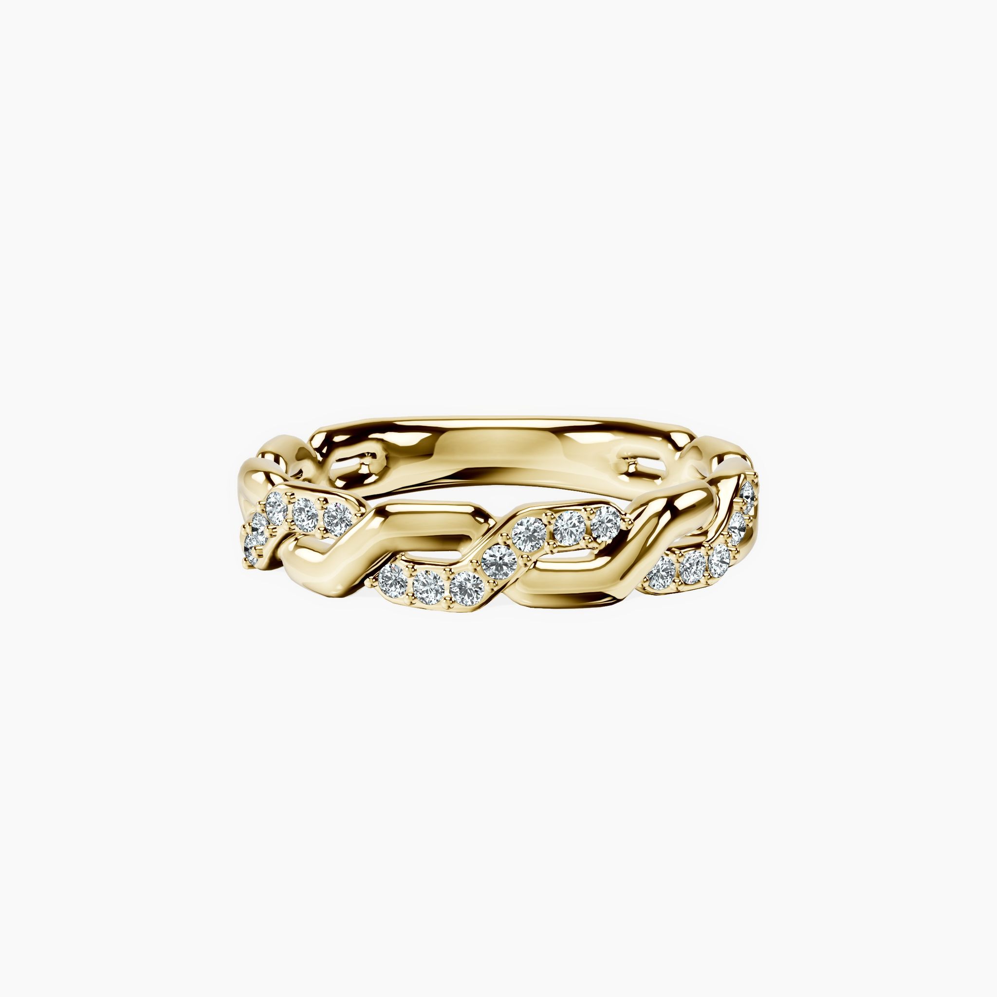 Diamond Link Half Band — view 1