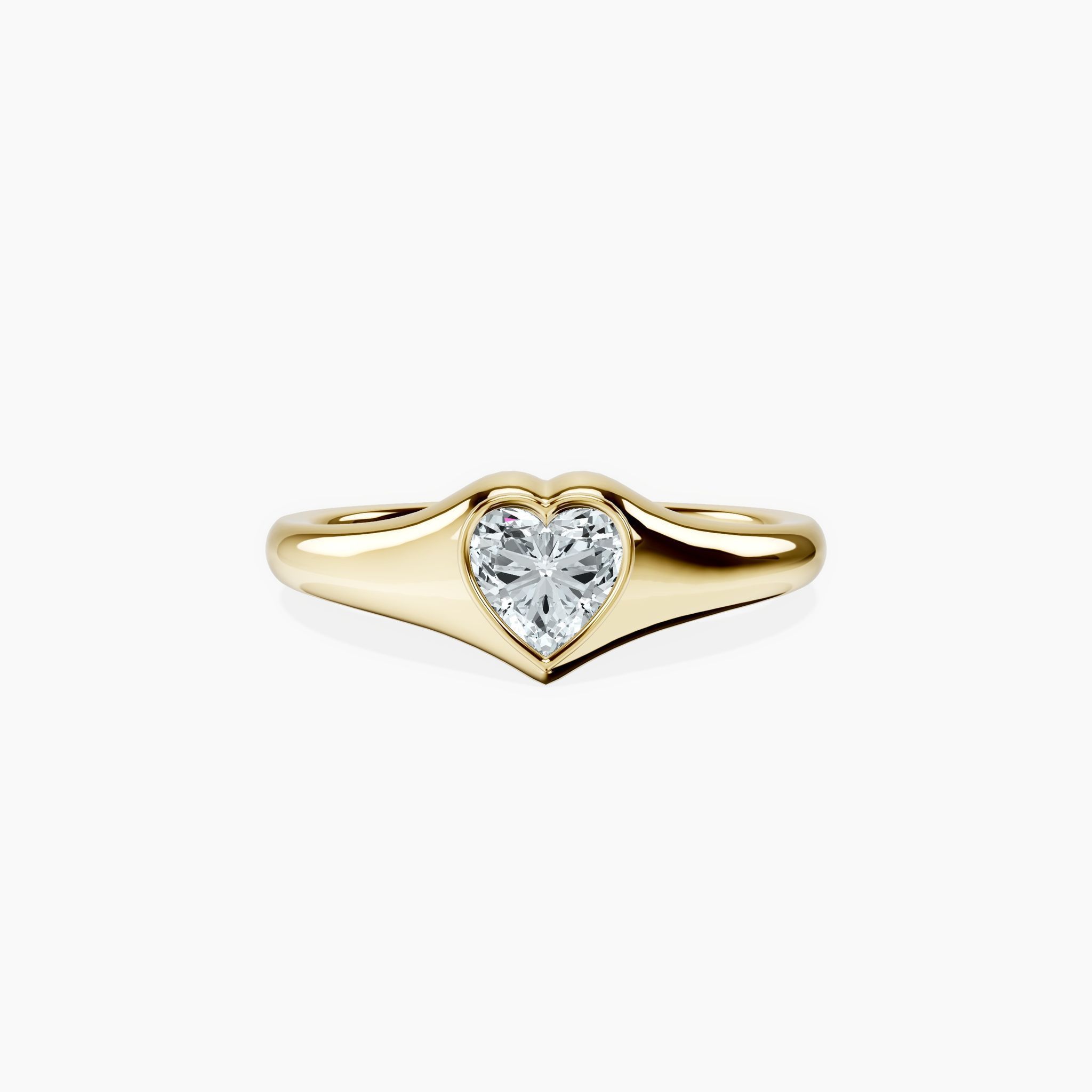 Heart Signet Ring — view 1