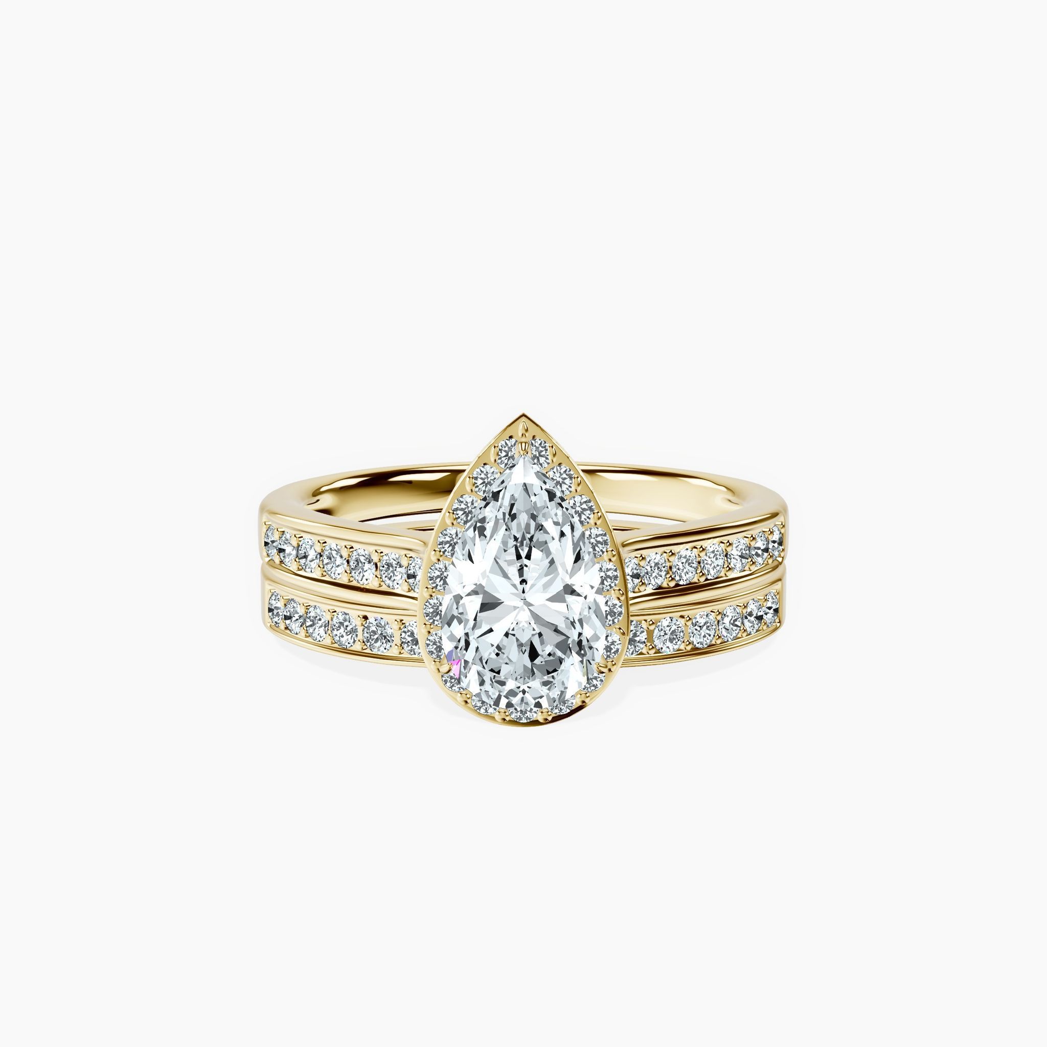 Pear Promise Ring — view 1