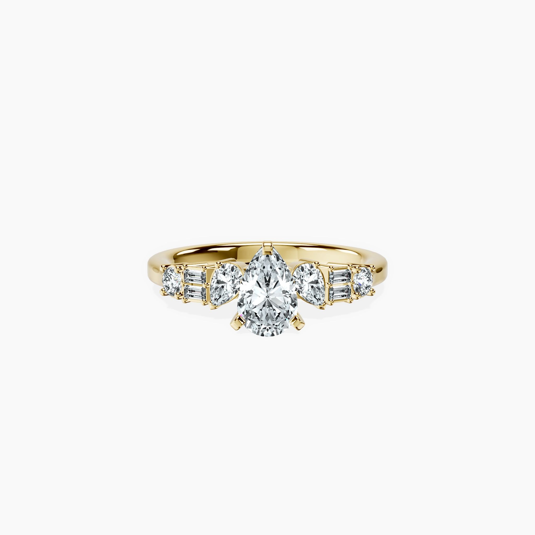 Willow Pear Ring — view 1