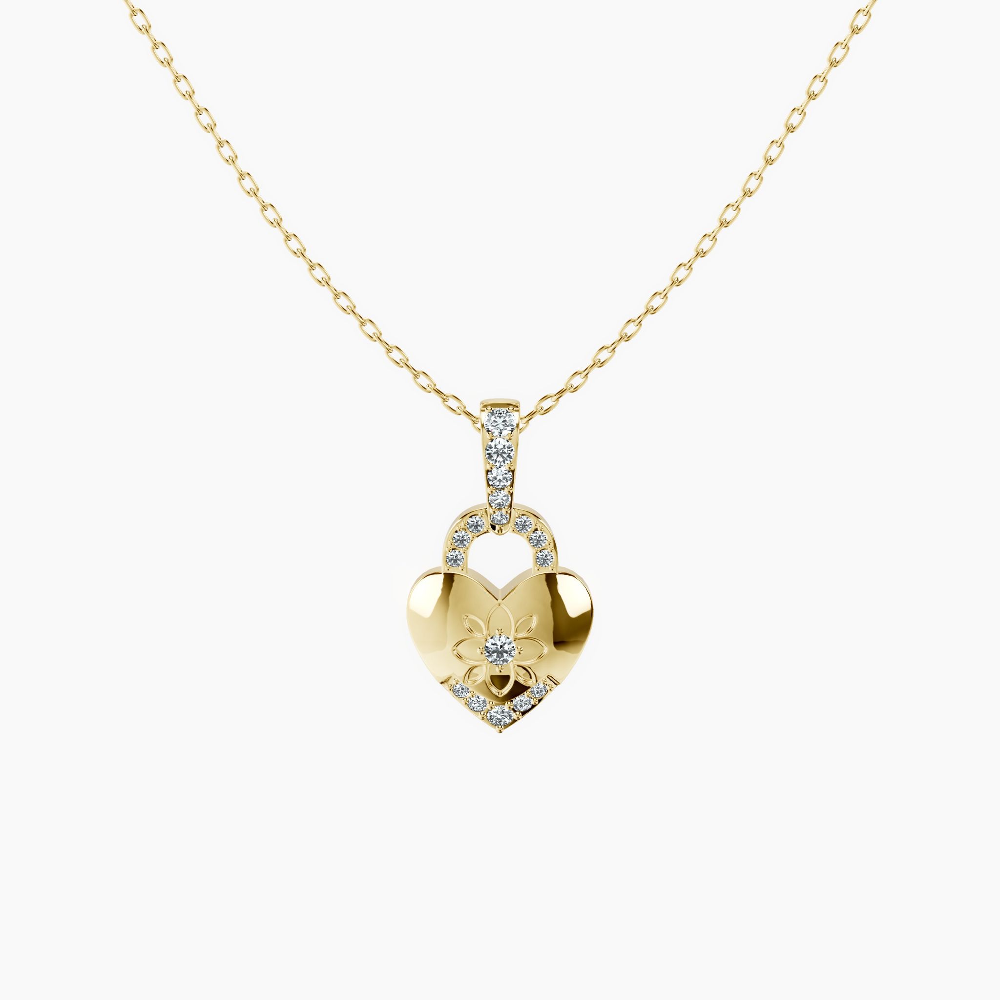 Locked in Love Necklace — view 1