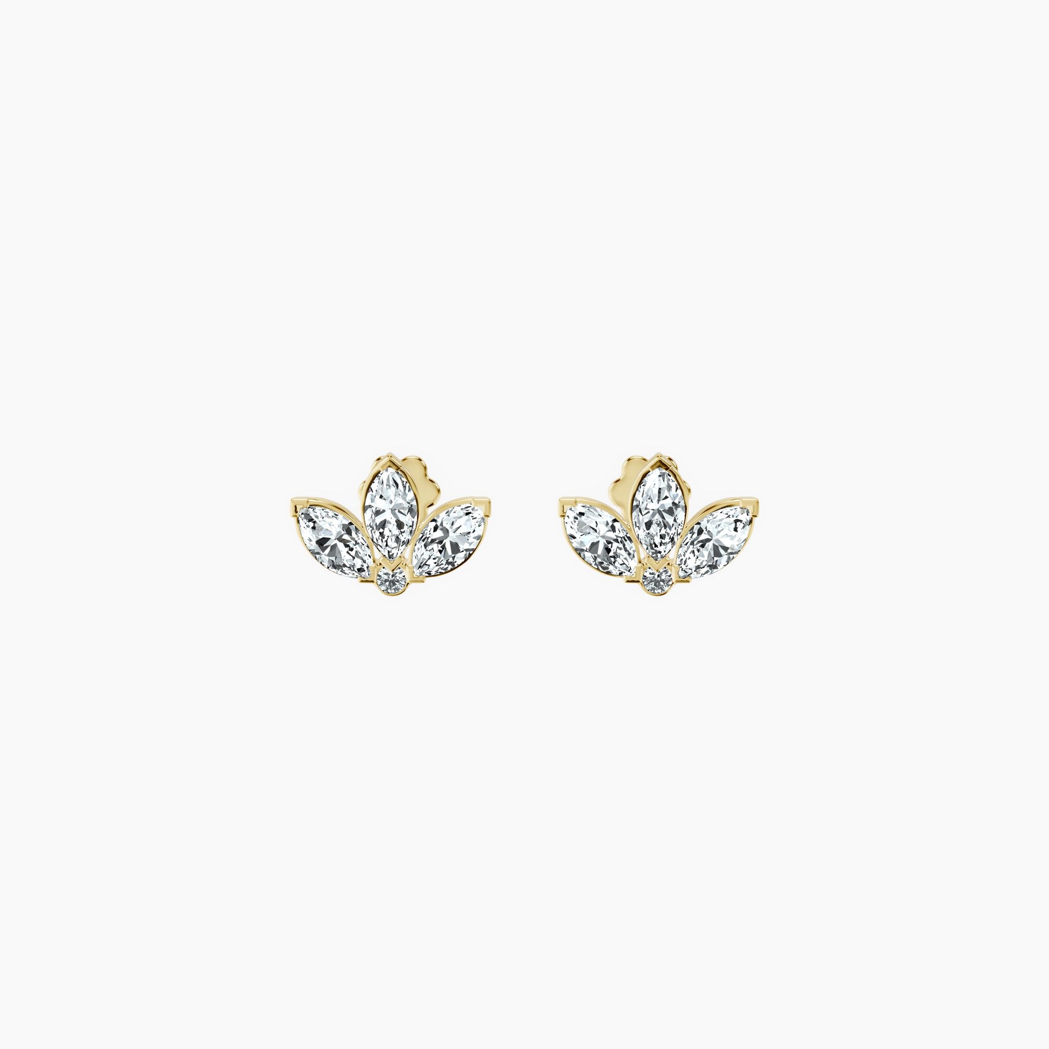Persephone’s Petal Studs — view 1