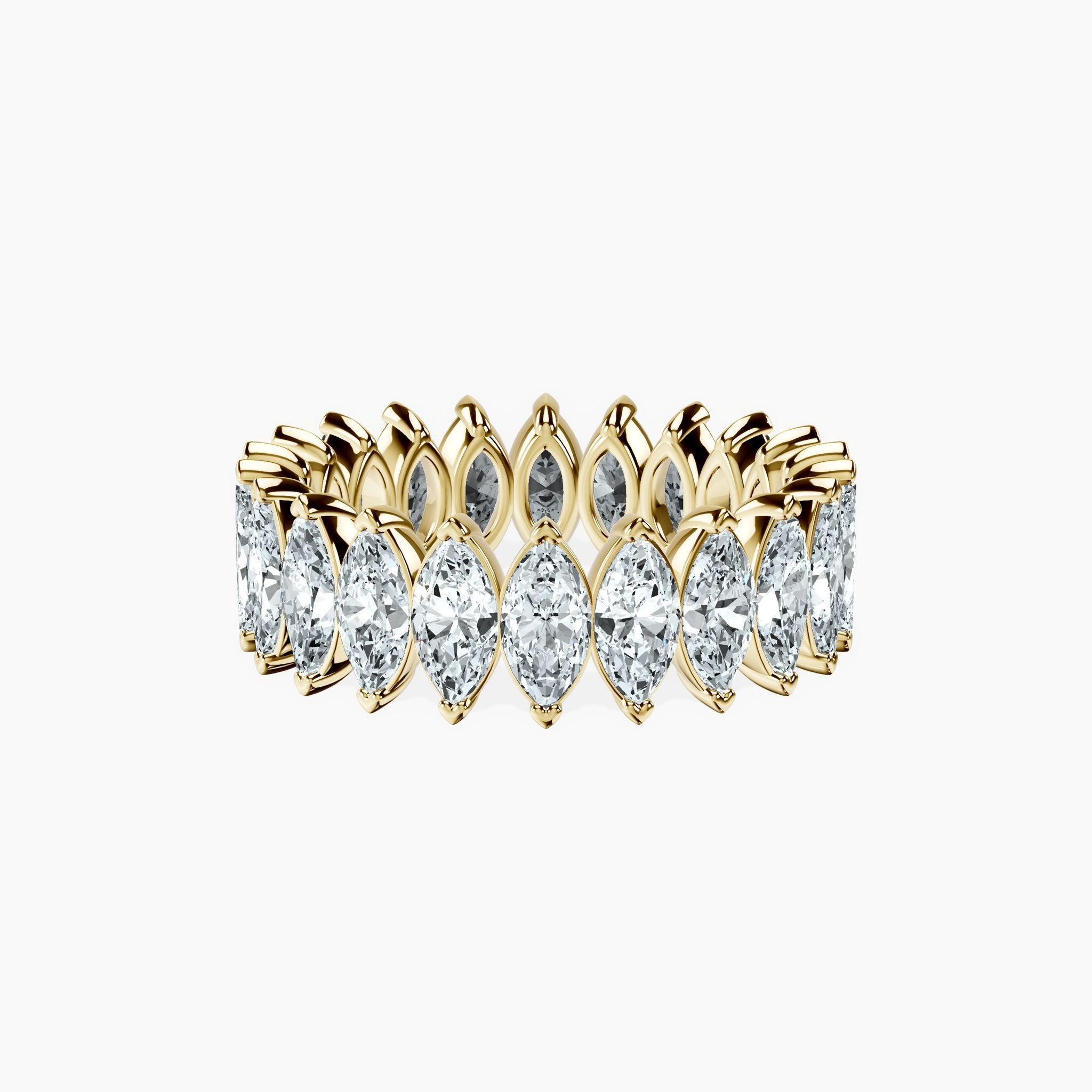 Marquise Eternity Band — view 1