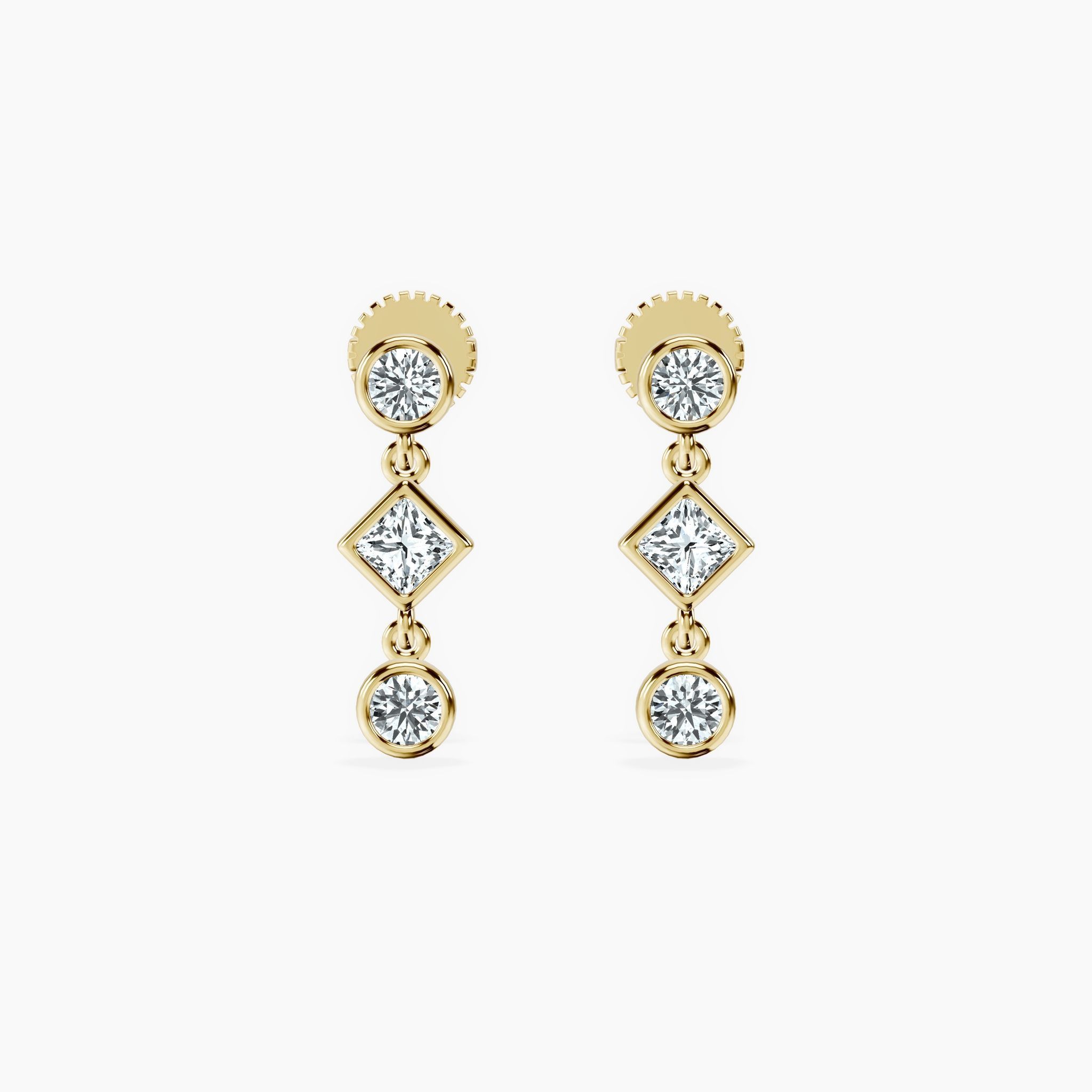 Diamond Dewdrop Studs — view 1