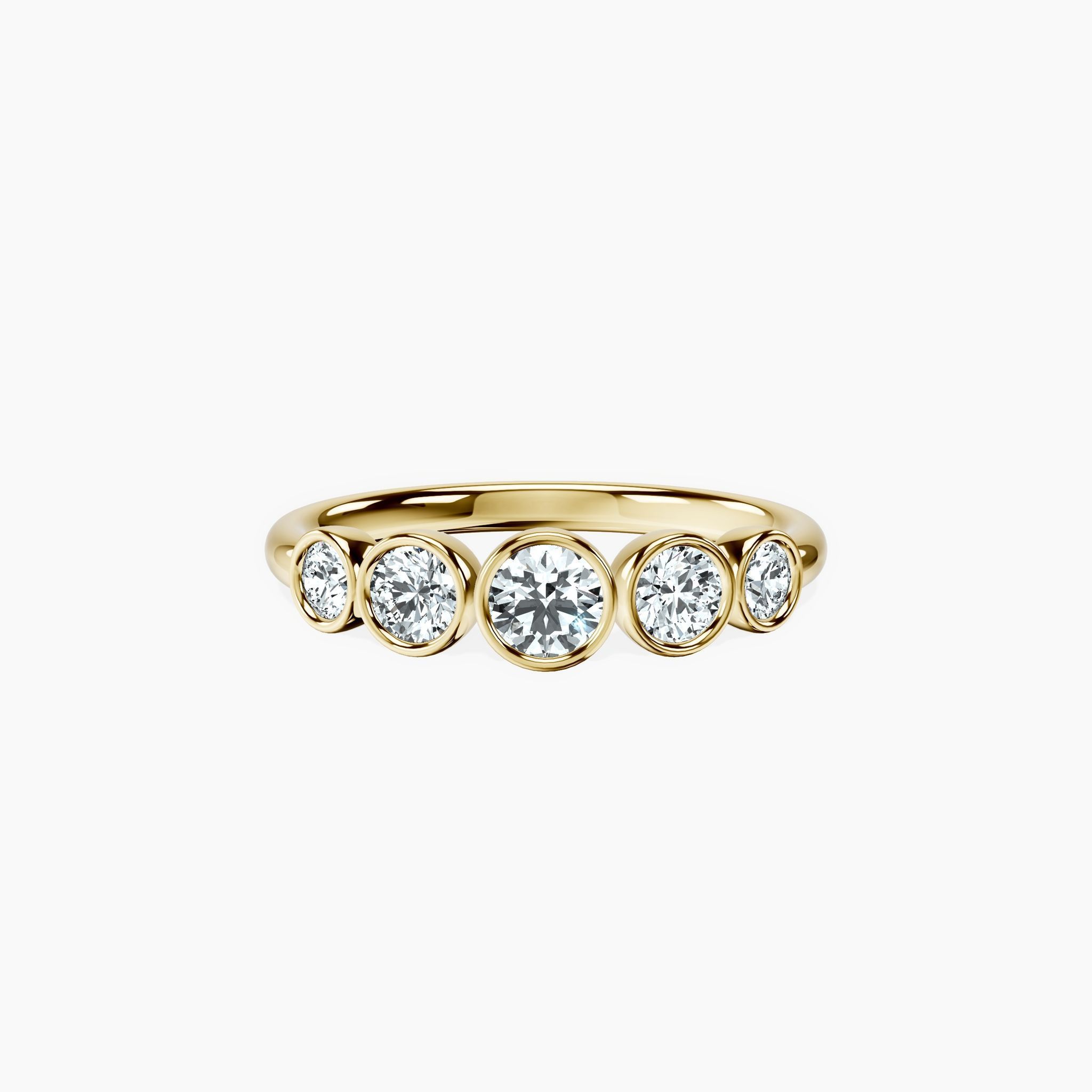 5 Stone Bubble Ring