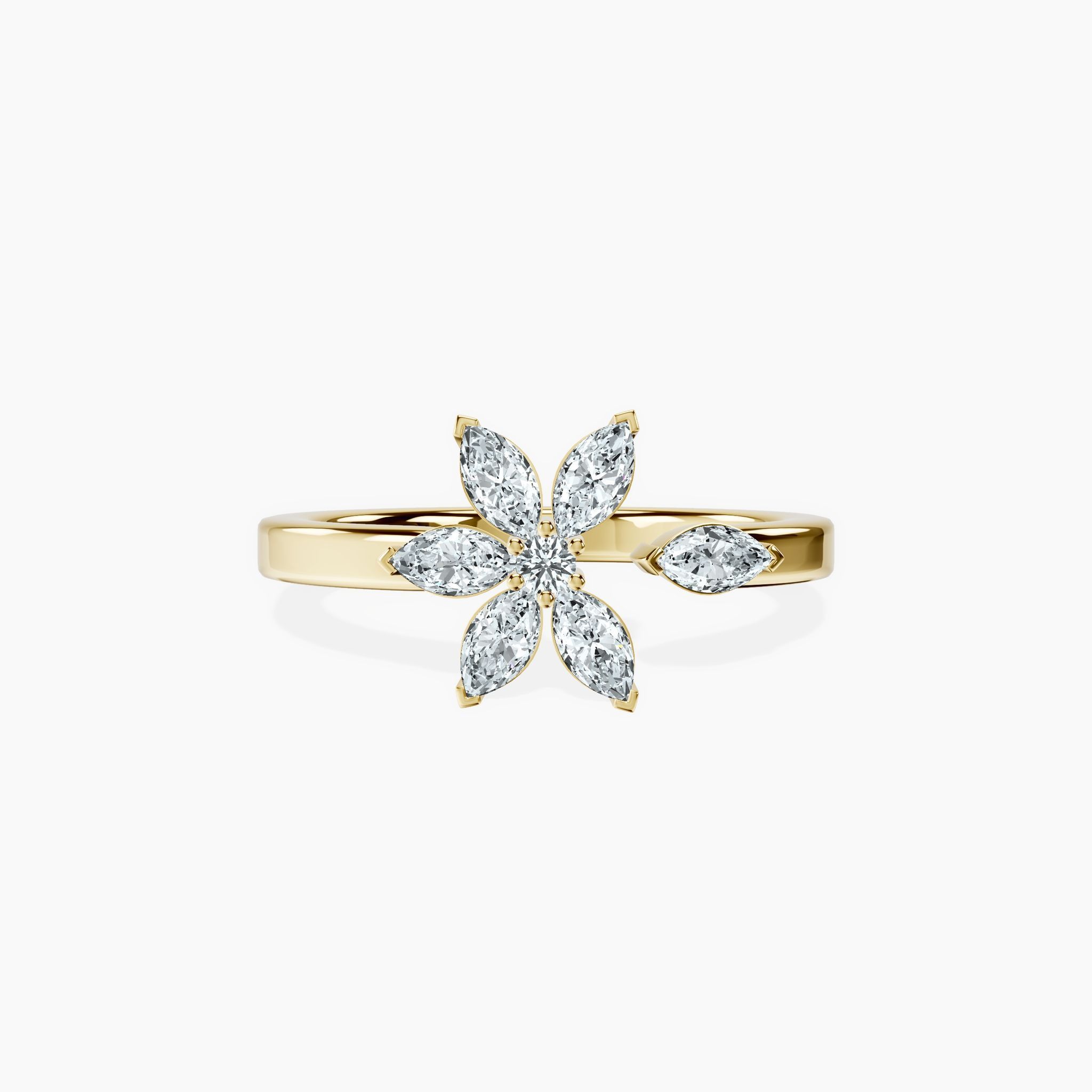 Aria Petal Ring — view 1