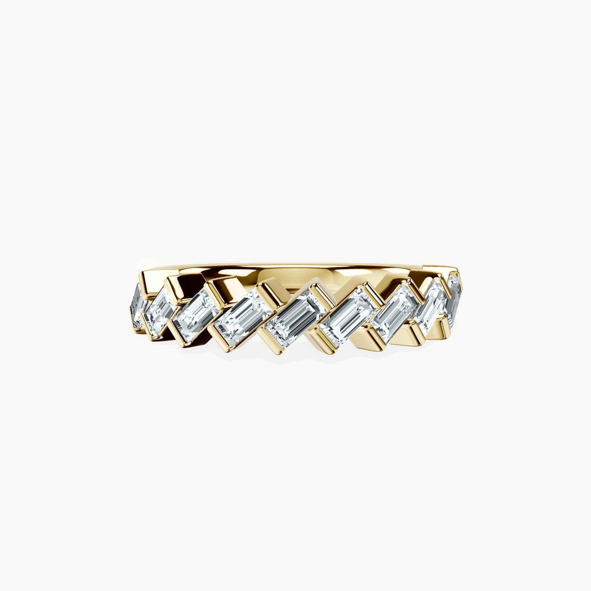 Baguette Burst Ring — view 1