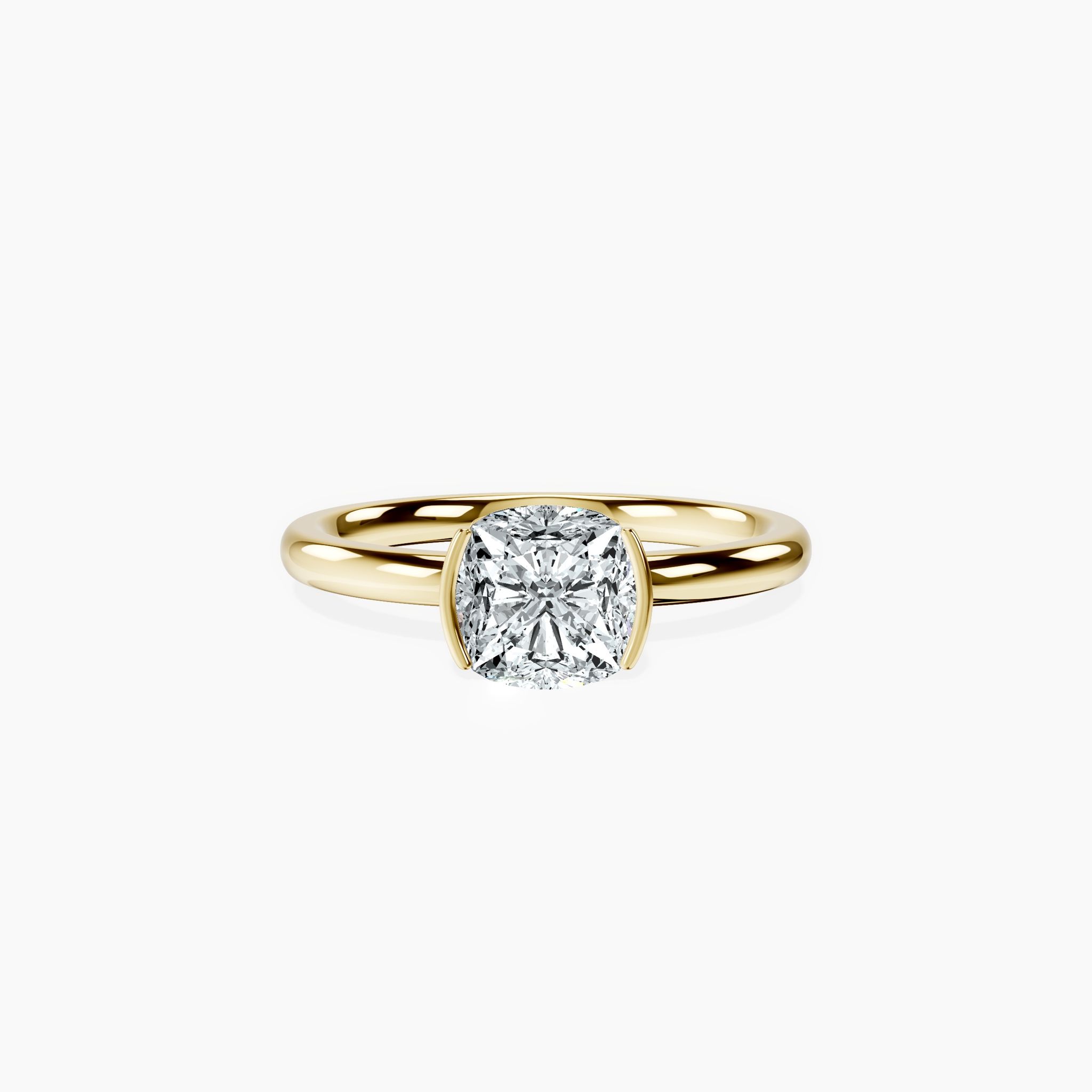 Cushion Orbit Ring — view 1