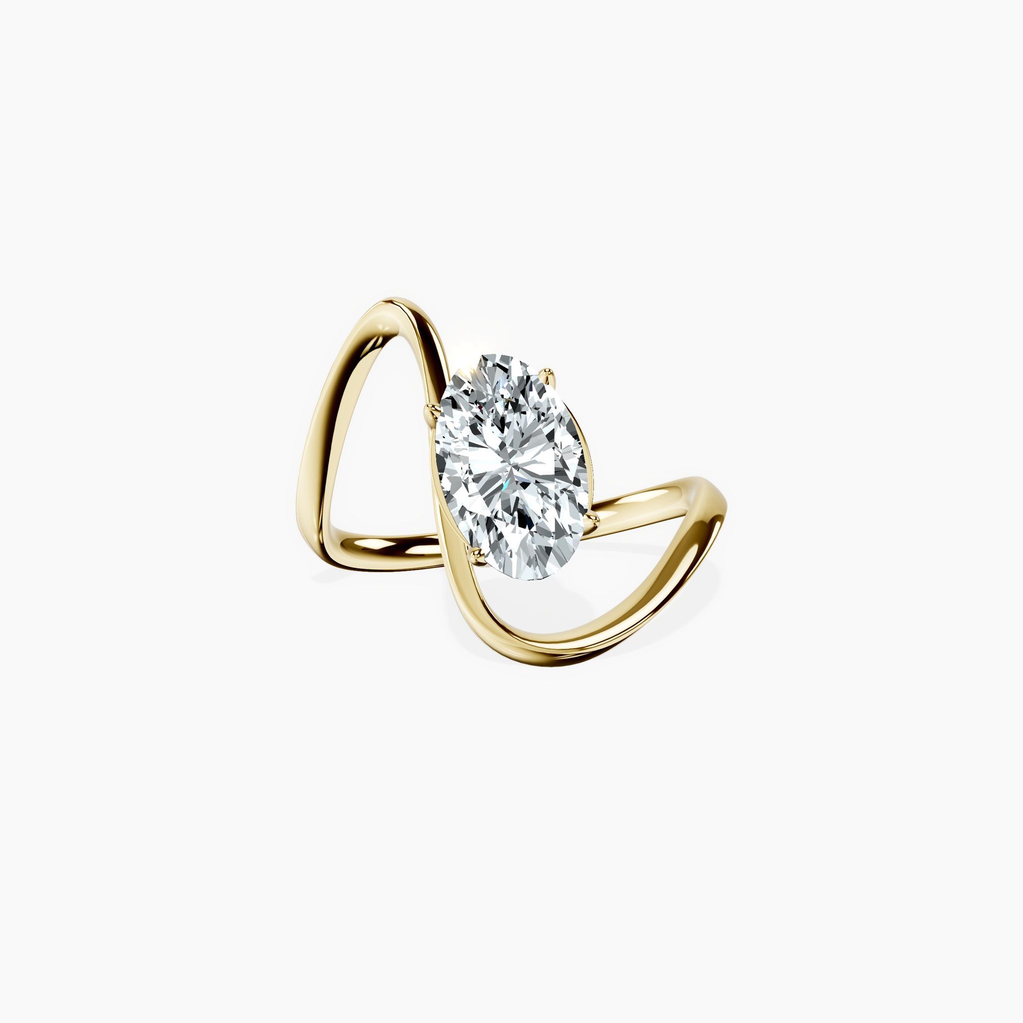 Jackie Oval Ring — view 1