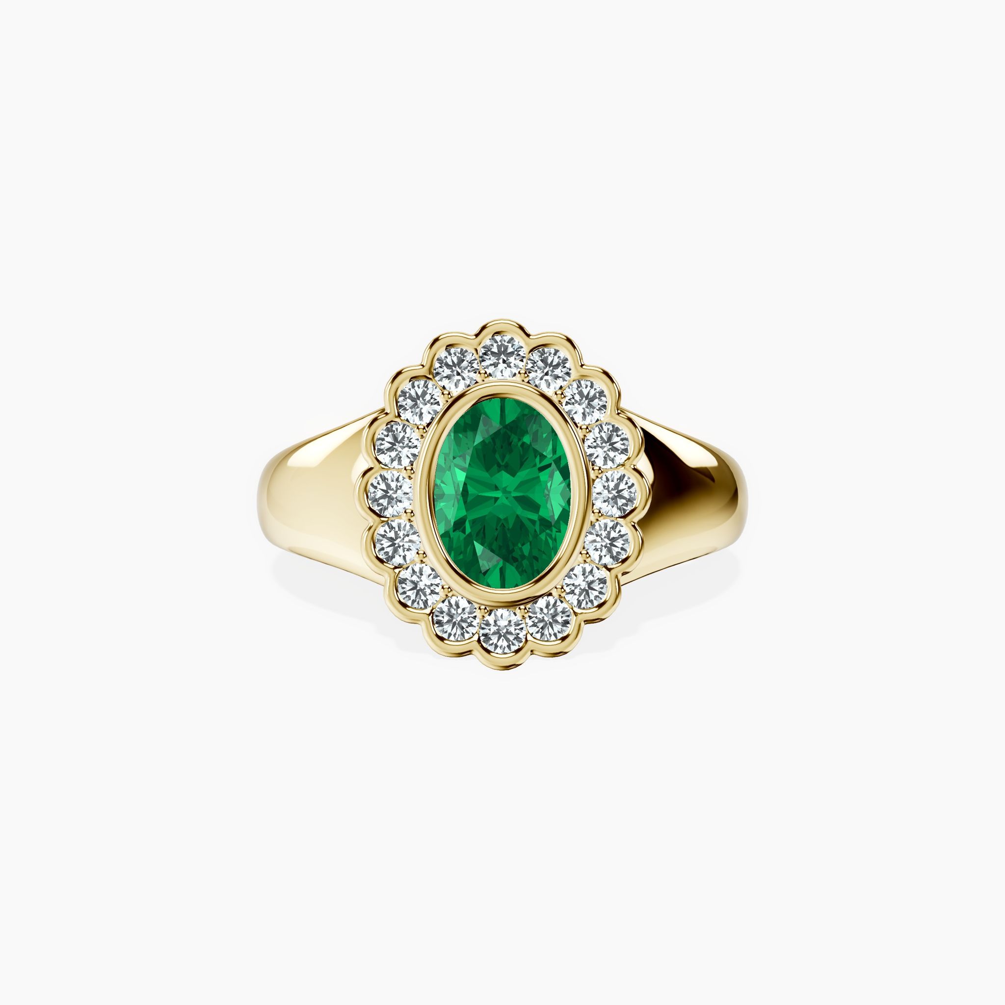 Petal Halo Ring