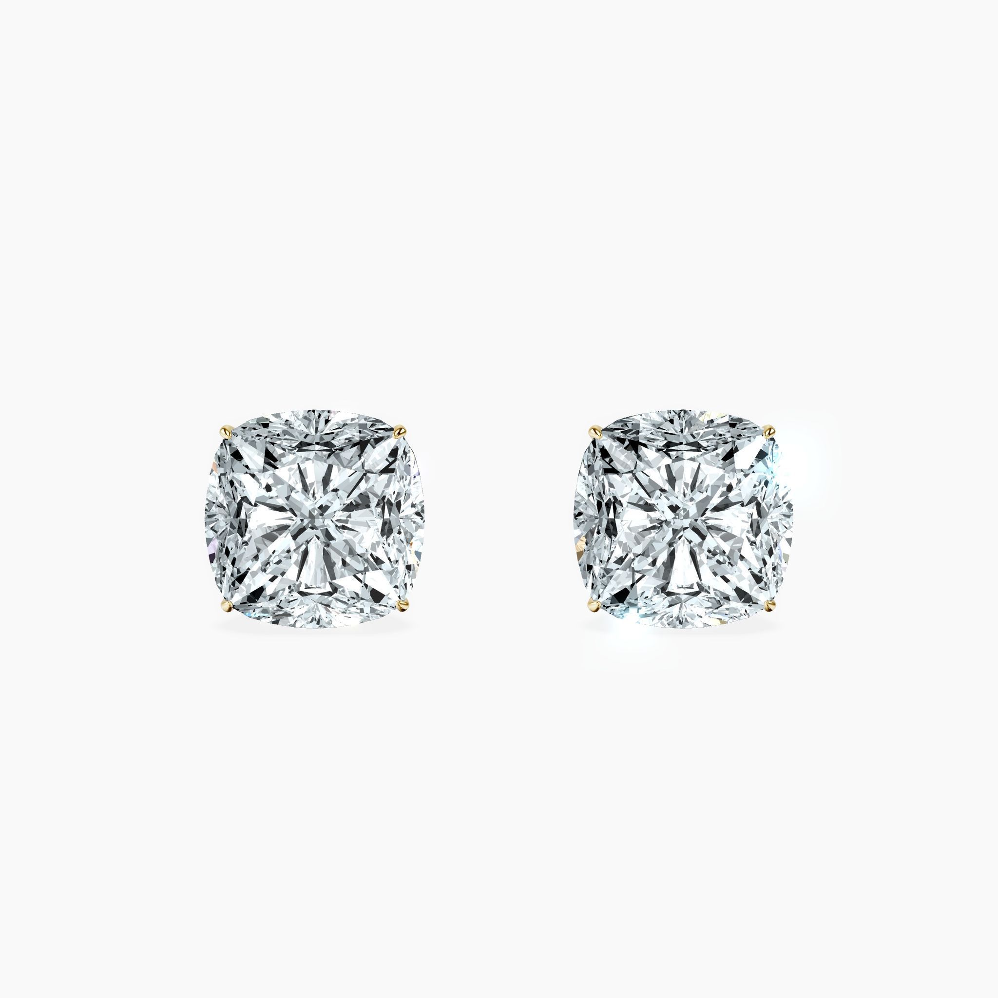 4 Prong Cushion Studs — view 1