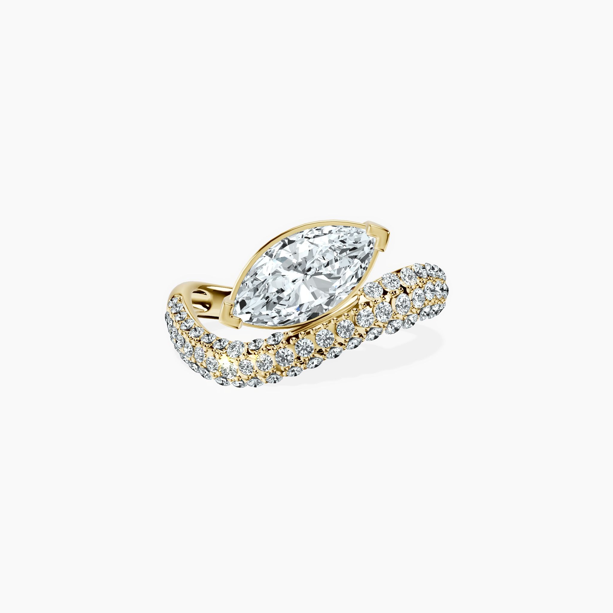 Delphine Marquise Ring — view 1