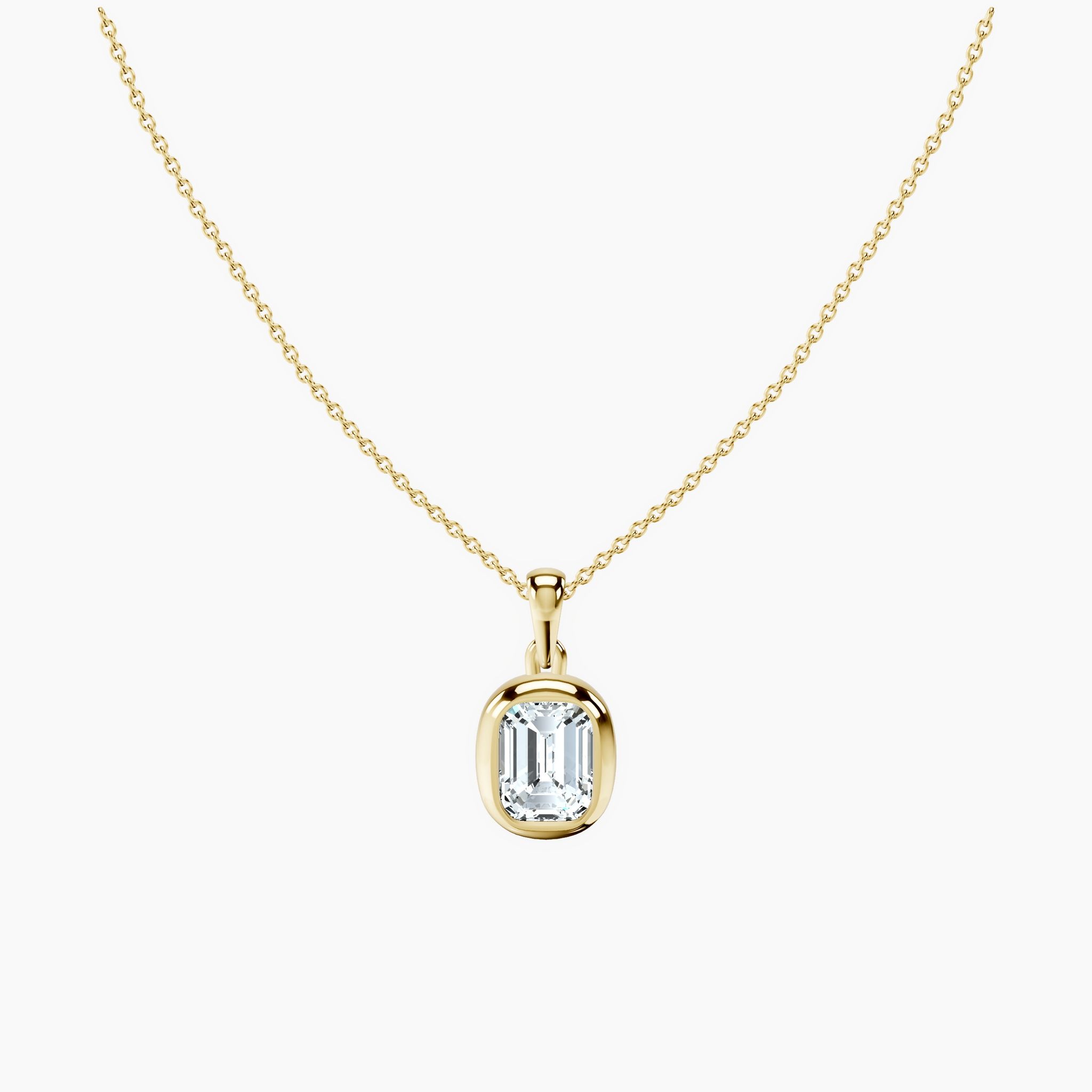 Emerald Gumdrop Necklace — view 1
