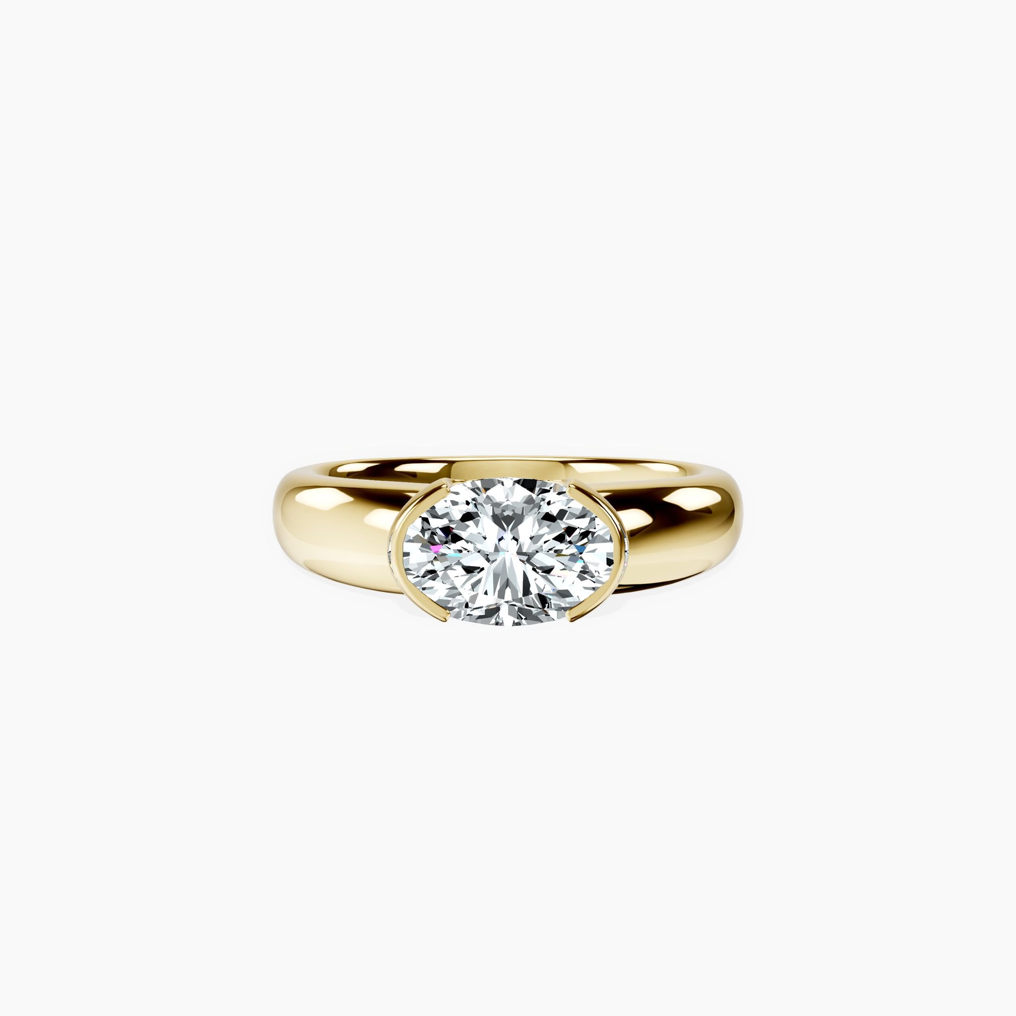 Oval Eclipse Ring — view 1