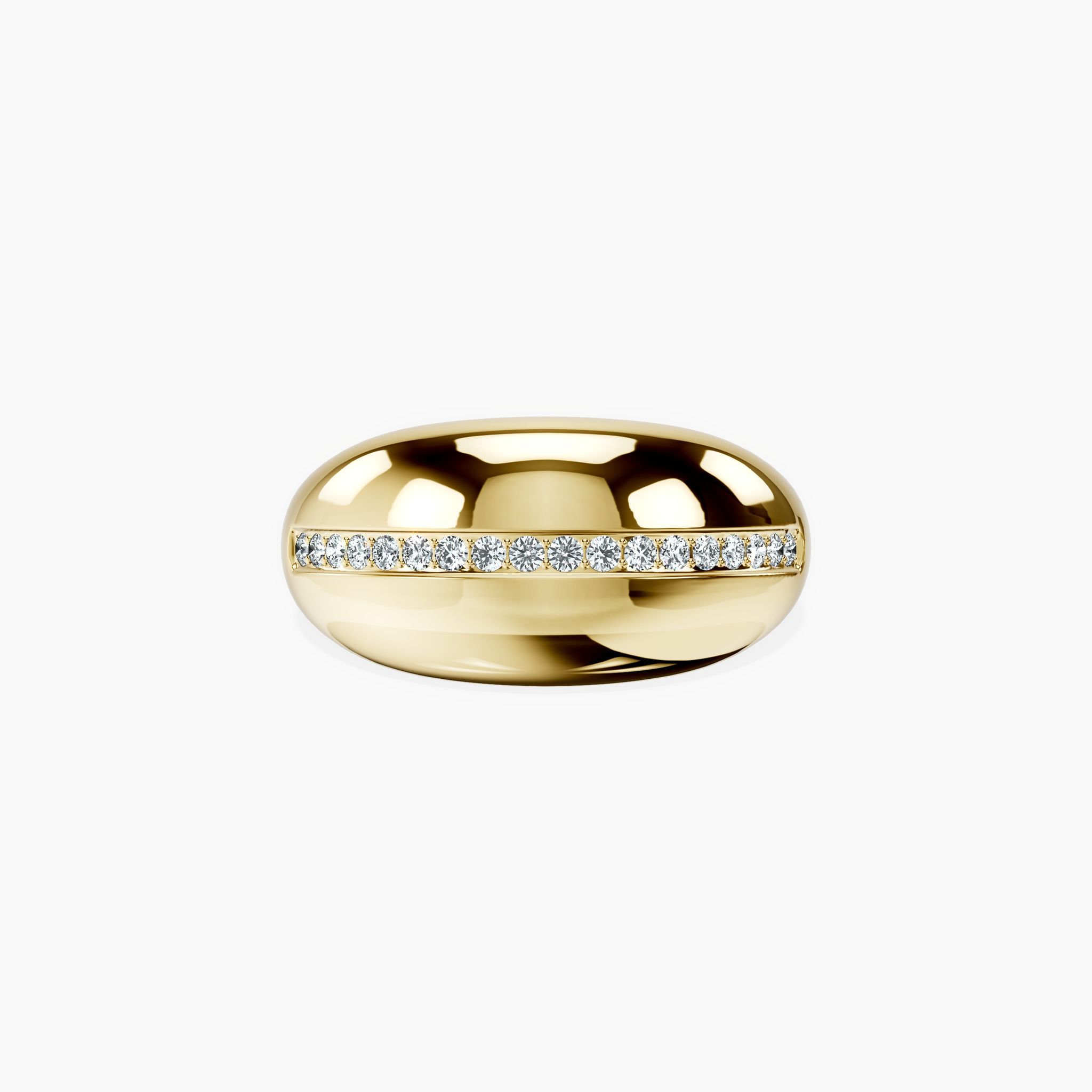 Soleil Crescent Ring — view 1