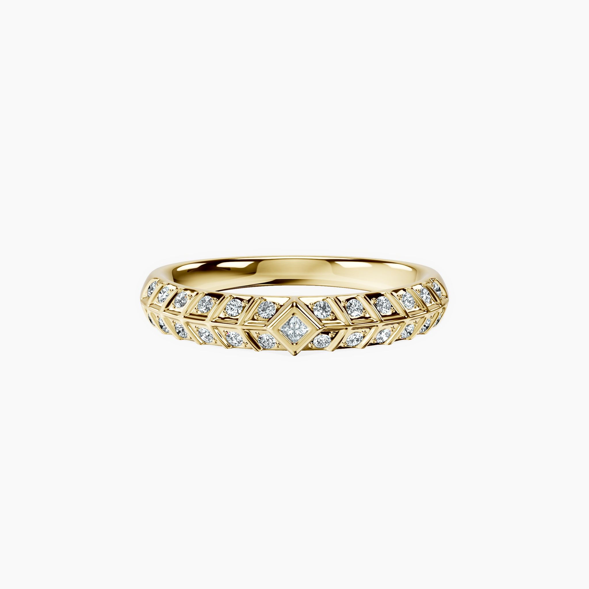 Mosaic Grid Ring — view 1