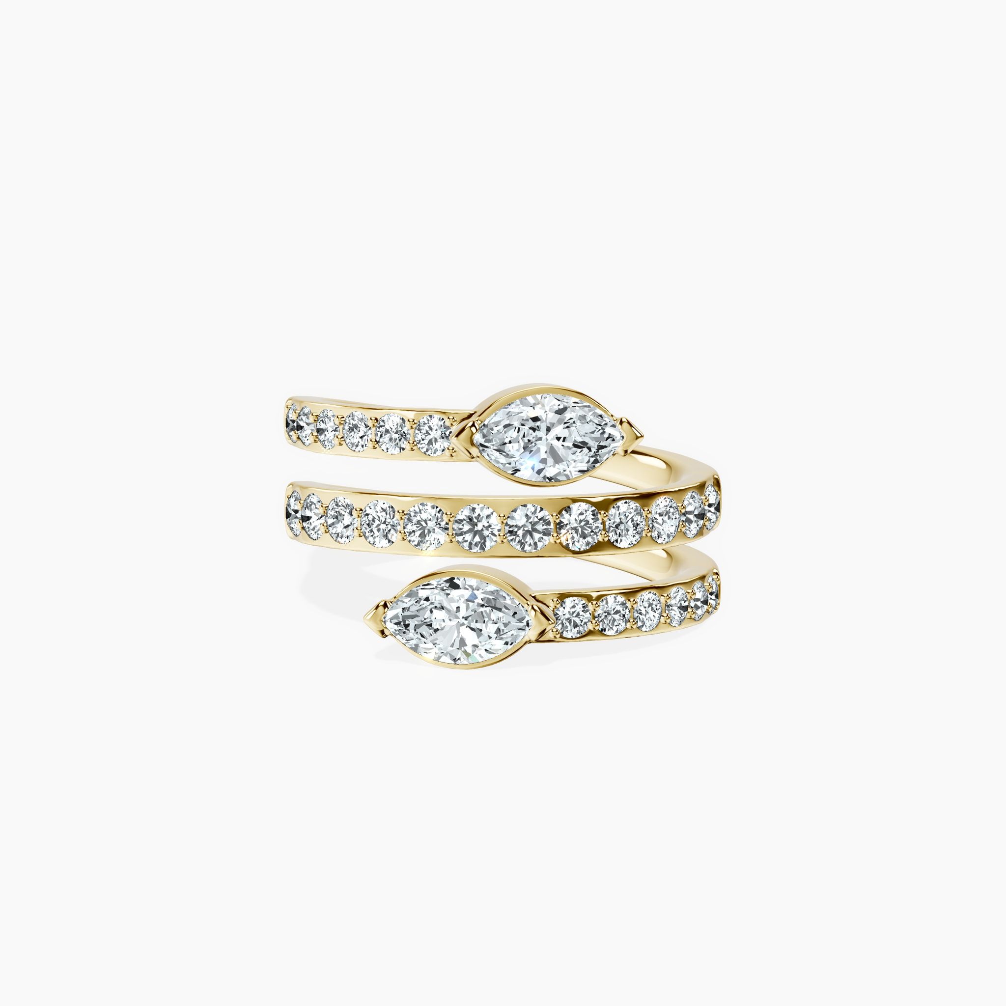 Serpentine Marquise Ring — view 1